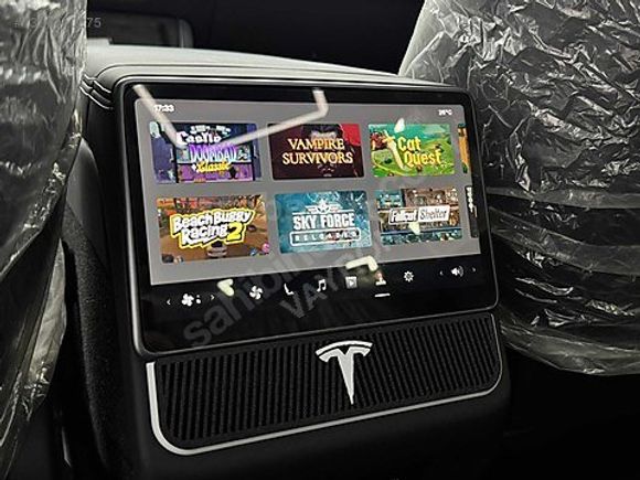 2025 TESLA RWD 6.001KM BEYAZ JUNİPER/CAM TAVAN/ARKA EKRAN/OTOPLT