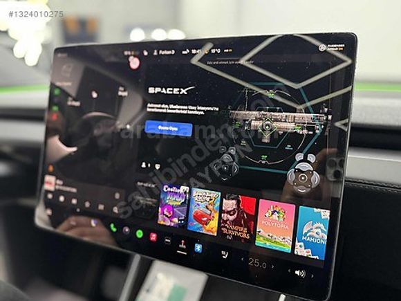 2025 TESLA RWD 6.001KM BEYAZ JUNİPER/CAM TAVAN/ARKA EKRAN/OTOPLT
