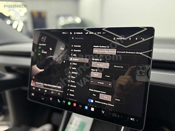 2025 TESLA RWD 7.800KM JUNİPER/CAM TAVAN/ARKA EKRAN/OTOPLOT/FULL