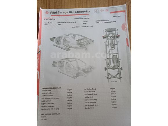 Düşük Km Otomatik Corolla