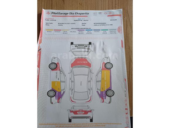 Düşük Km Otomatik Corolla