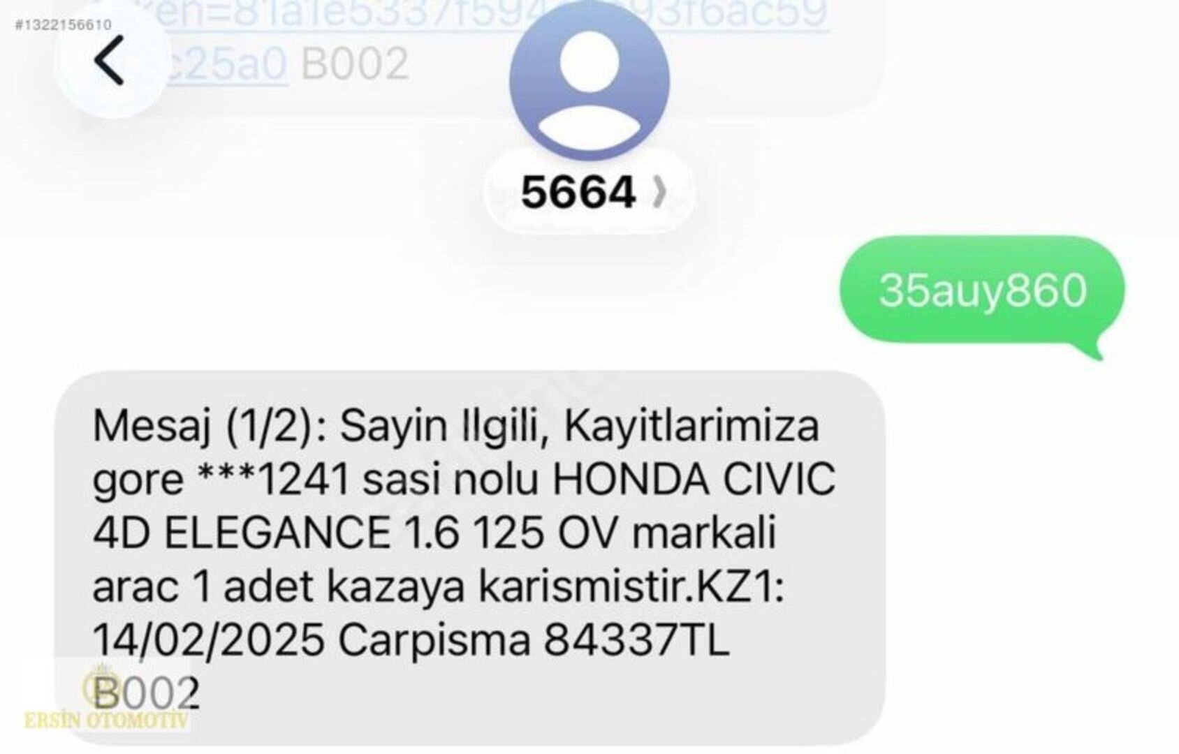 Galeriden Honda Civic 1.6 Elegance 2021 Model İzmir 96.000 km Füme 2