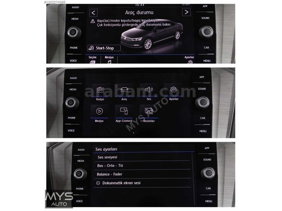 MYS AUTO'DAN 2017 VW PASSAT 1.6 TDİ DSG IMPRESSİON 157.000 KM