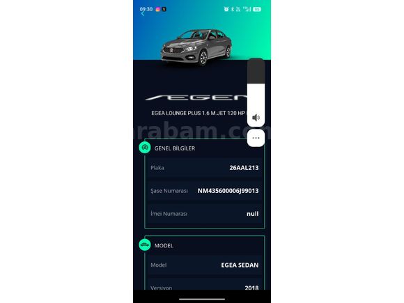 Sahibinden Fiat Egea 1.6 Multijet Lounge Plus 2018 Model