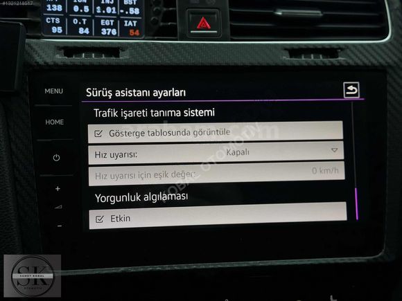 ÖZEL SİPARİŞ TÜRKİYE'DE TEK GOLF 1.4 TSİ ORJ 7.5 İS20 SETUP
