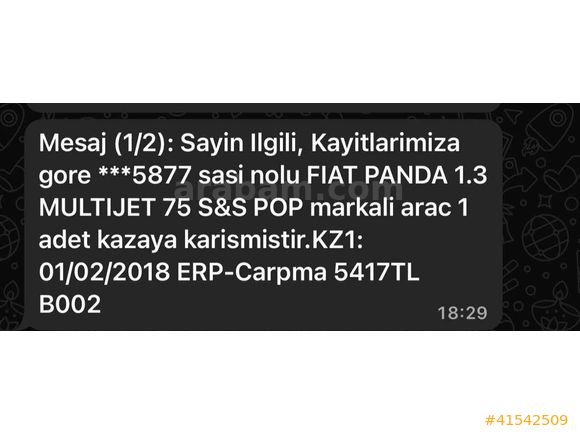 Bakımlı 1.3 Panda Değişensiz