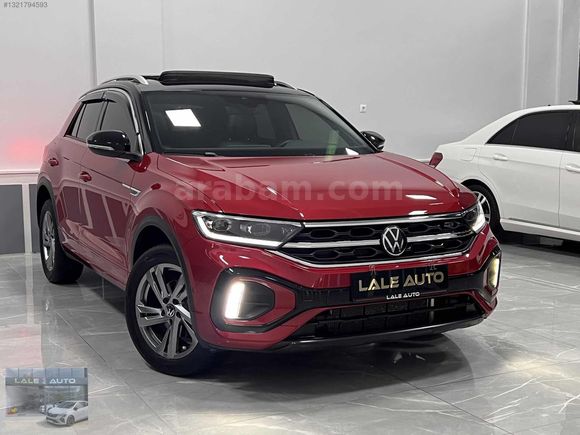 30.000KM BOYASIZ HATASIZ 2023 VW T-ROC 1.5 TSİ R-LİNE ÇİFT RENK