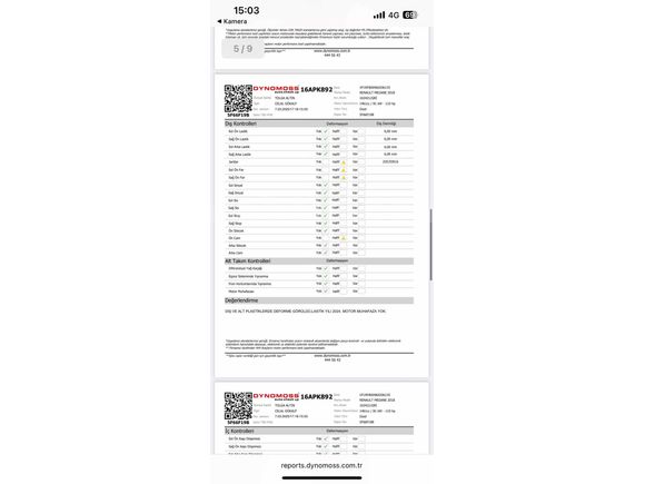 Sahibinden Renault Megane 1.5 dCi Touch 2018 Model  230
km Gri