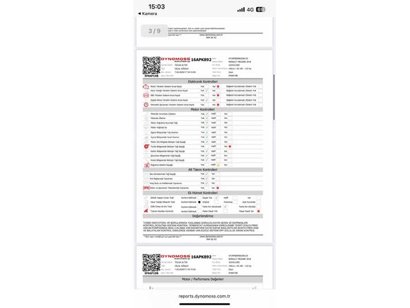 Sahibinden Renault Megane 1.5 dCi Touch 2018 Model  230
km Gri