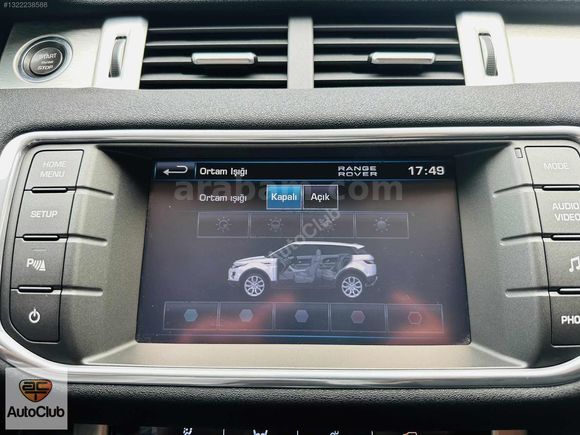Range Rover Evoque 240 hp 4x4 185.000 km 1 Parça Lokal Boya