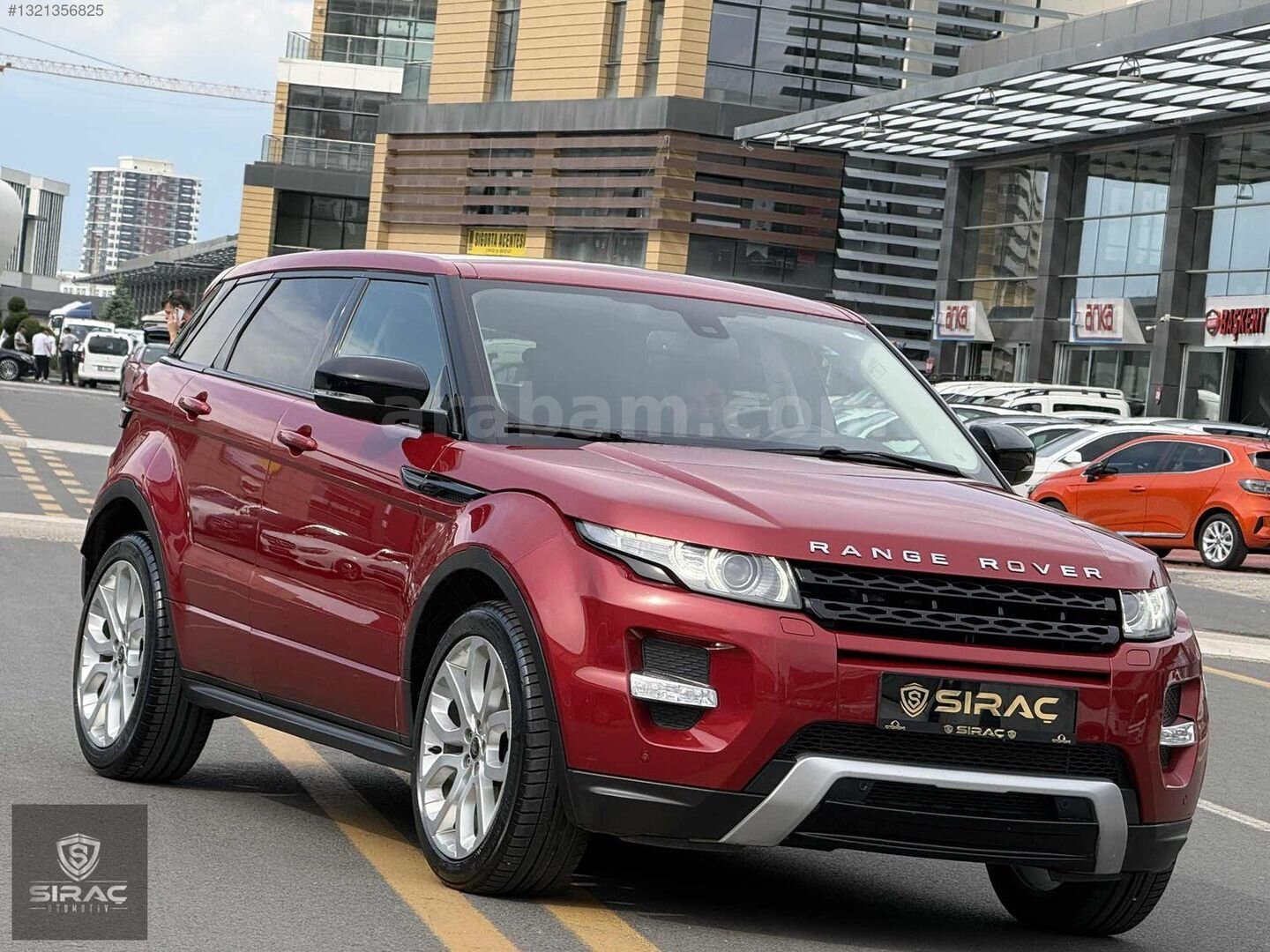 Galeriden Land Rover Range Evoque 2.0 Si4 Dynamic 2012 Model Ankara 129.000 km Bordo 2