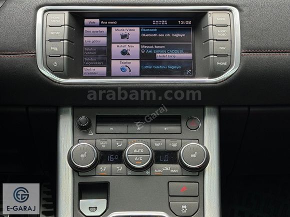 EGARAJ | 2013 RANGE ROVER EVOQUE MERİDİAN KIRMIZI SPOR KOLTUK