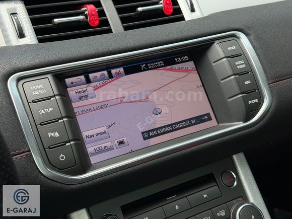 EGARAJ | 2013 RANGE ROVER EVOQUE MERİDİAN KIRMIZI SPOR KOLTUK