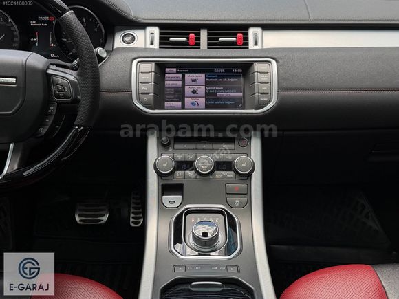 EGARAJ | 2013 RANGE ROVER EVOQUE MERİDİAN KIRMIZI SPOR KOLTUK