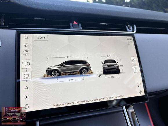 ALTEM- 2025 RANGE ROVER EVOQUE 1.5MHEV + BLACK EDITION & HATASIZ
