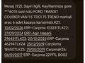 Sahibinden Ford Transit Courier 1.5 TDCi Trend 2015 Model