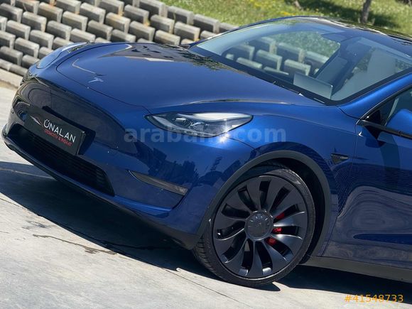 ÜNALAN | 2023 TESLA PERFORMANCE 534 HP - 21.000 KM | HATASIZ