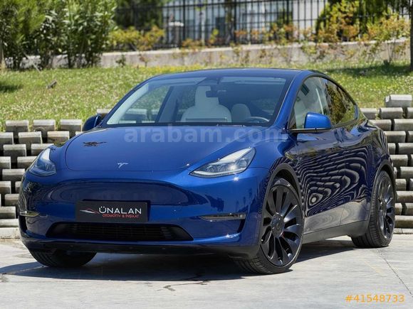 ÜNALAN | 2023 TESLA PERFORMANCE 534 HP - 22.000 KM | HATASIZ