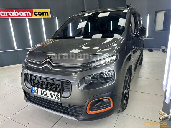 Galeriden Citroen Berlingo 1.5 BlueHDI Shine Bold 2022 Model Van 100.278 km Gri (metalik)