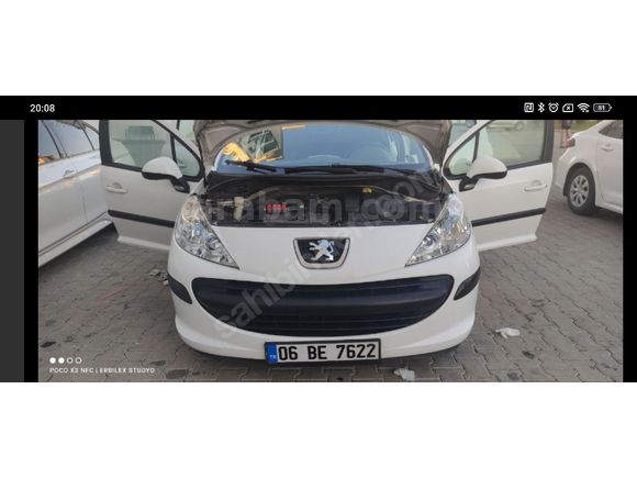 Sahibinden Peugeot 207 1.4 Trendy 2007 Model  178.000 km Beyaz