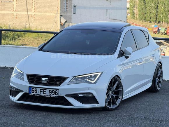 2018 SEAT LEON HATASIZ BOYASIZ KAYITSIZ 1.4 FR SEDEFLİ BEYAZ