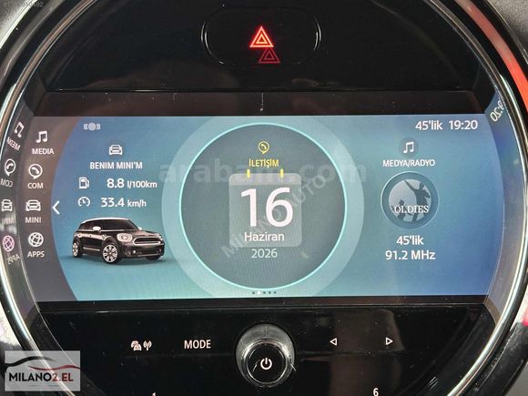 MİLANO 2.ELDEN MİNİ COUNTRYMAN CLASSİC 2021- DÜŞÜK KM