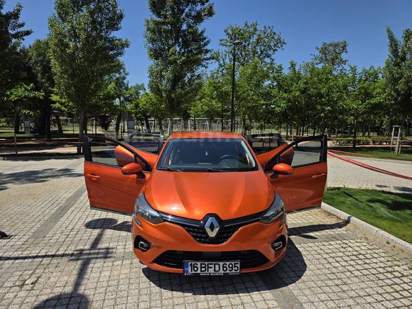 Sahibinden Renault Clio 1.0 TCe Touch 2020 Model  63.885 km Turuncu