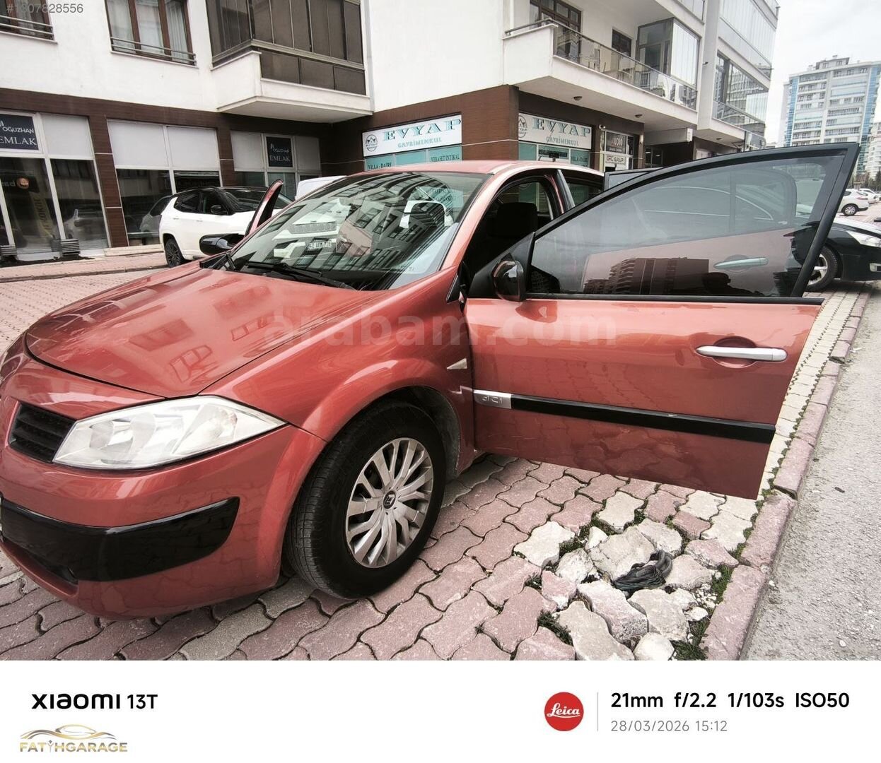 Galeriden Renault Megane 1.5 dCi Dynamique 2005 Model Konya 305.000 km Kırmızı 3