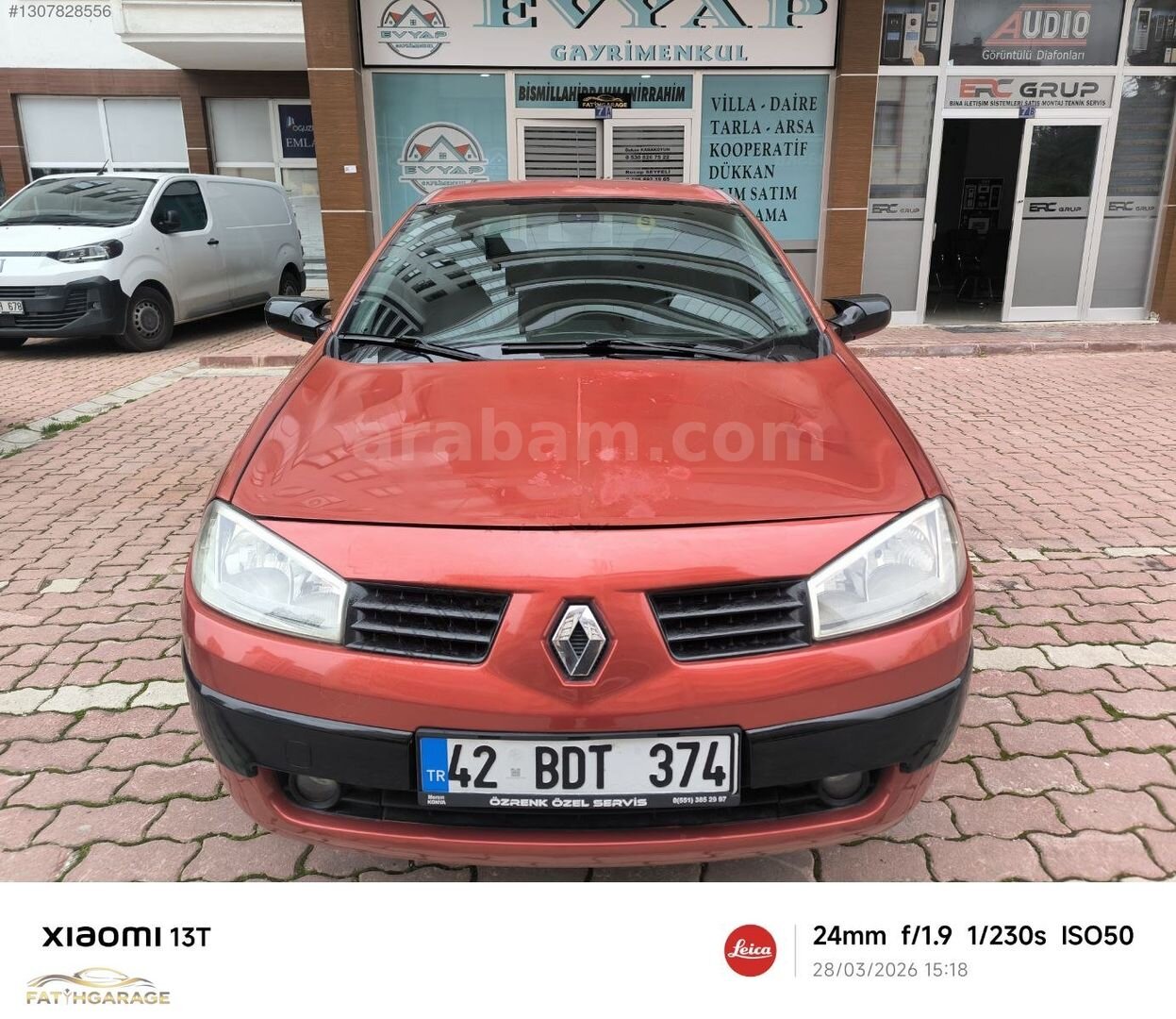 Galeriden Renault Megane 1.5 dCi Dynamique 2005 Model Konya 305.000 km Kırmızı 2
