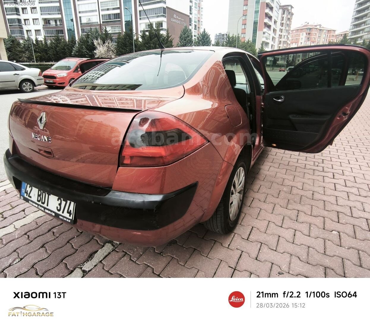 Galeriden Renault Megane 1.5 dCi Dynamique 2005 Model Konya 305.000 km Kırmızı 6