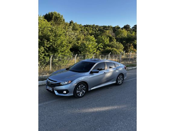 Sahibinden Honda Civic 1.6i VTEC Elegance 2017 Model  158.000 km Gri (Gümüş)
