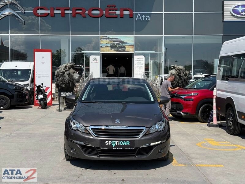 Galeriden Peugeot 308 1.2 PureTech Active 2014 Model Ankara 169.420 km Füme