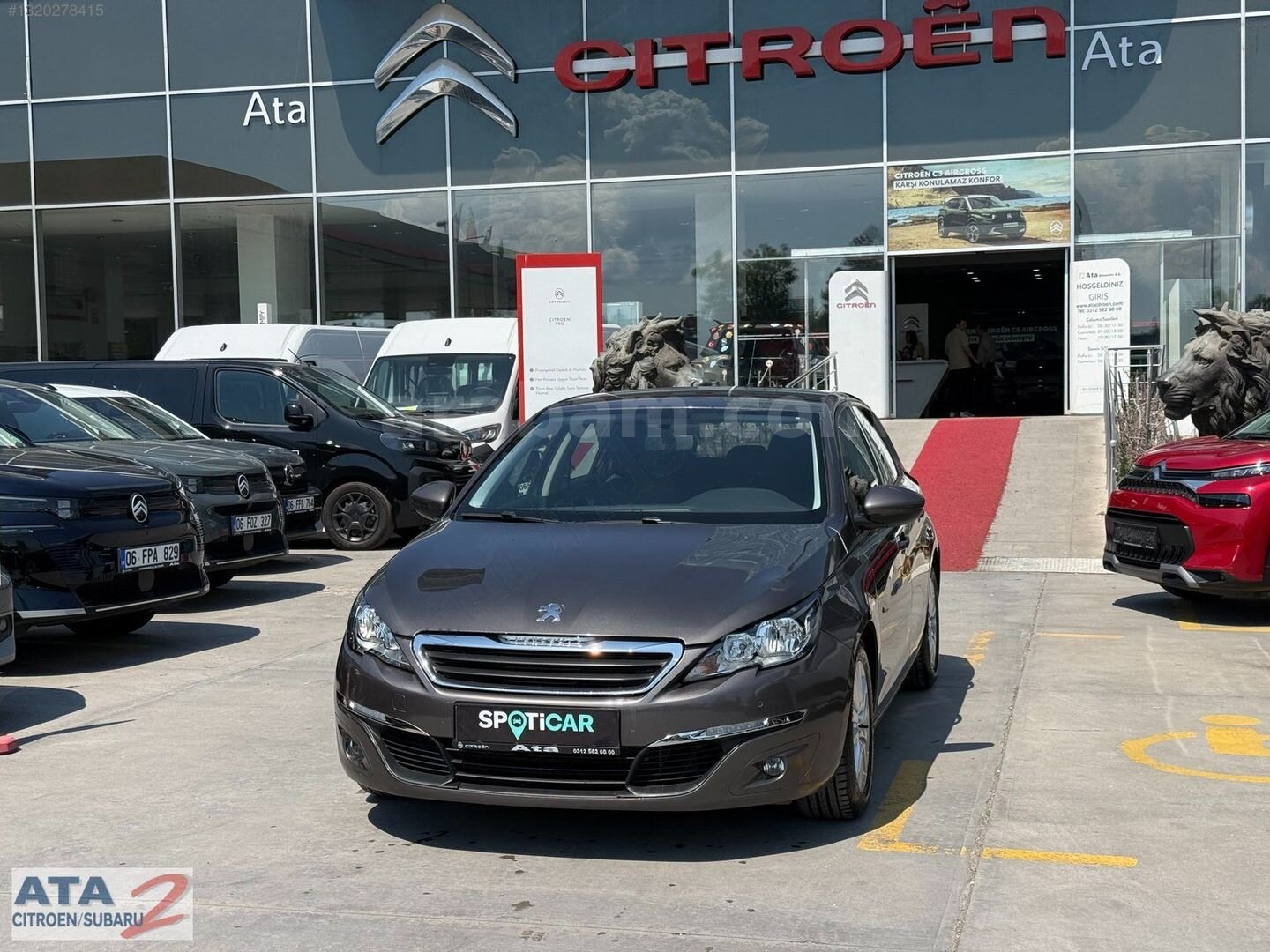 Galeriden Peugeot 308 1.2 PureTech Active 2014 Model Ankara 169.420 km Füme 3