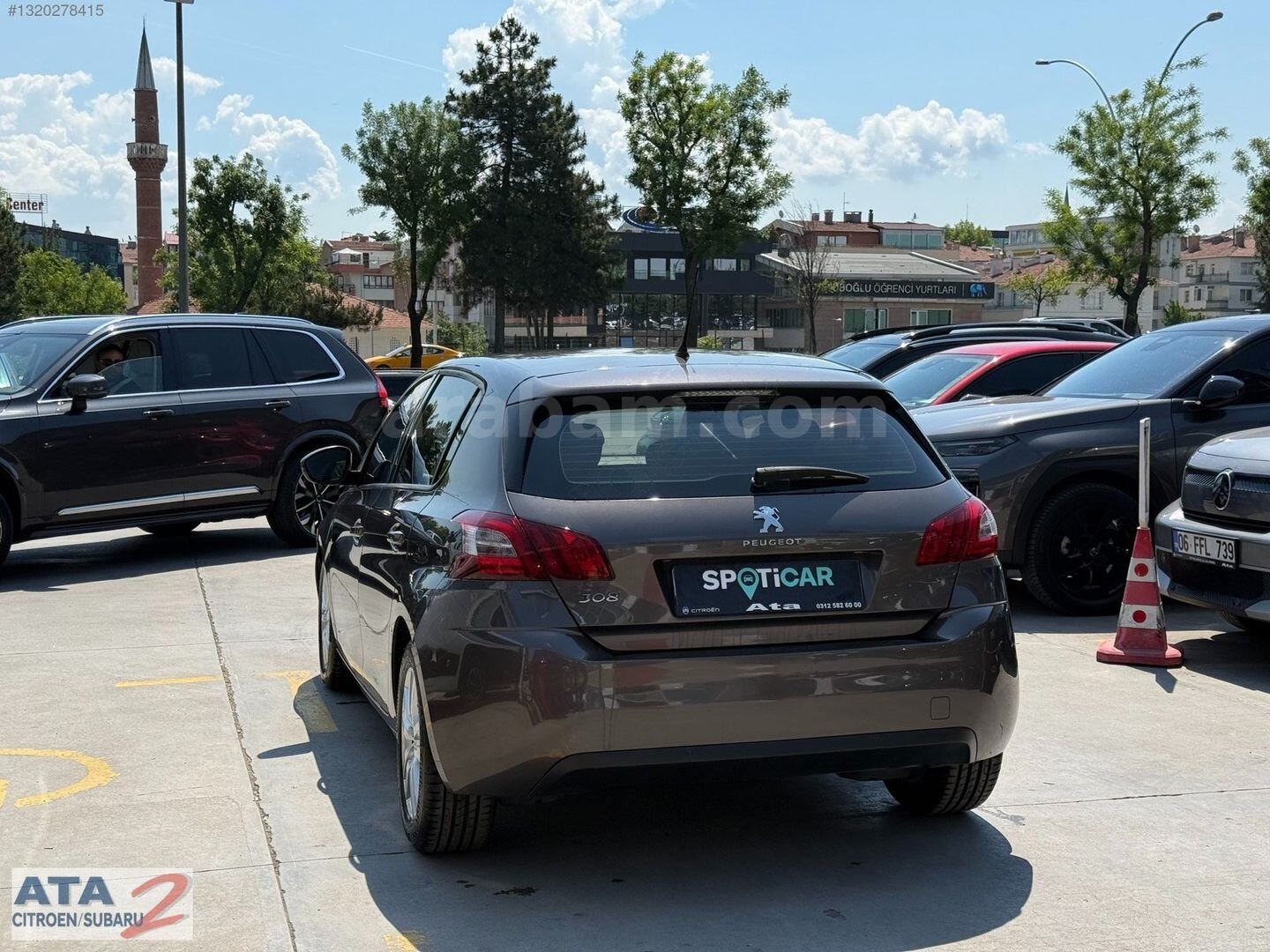 Galeriden Peugeot 308 1.2 PureTech Active 2014 Model Ankara 169.420 km Füme 7