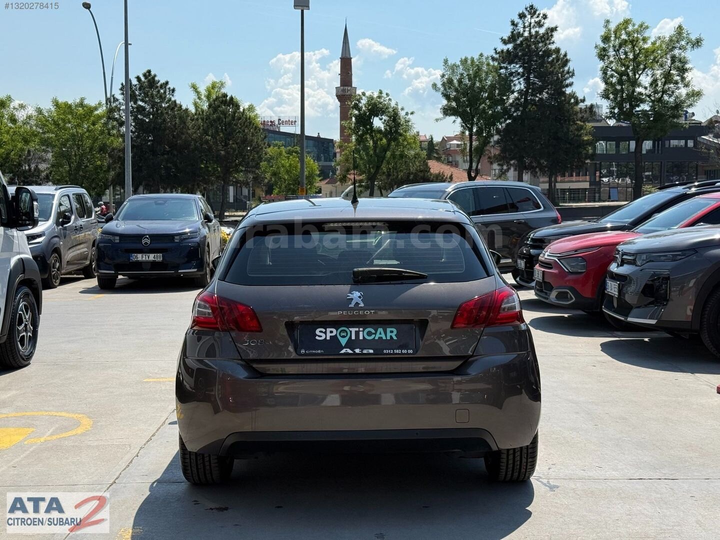 Galeriden Peugeot 308 1.2 PureTech Active 2014 Model Ankara 169.420 km Füme 6