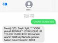 Sahibinden Renault Clio 1.5 dCi Touch 2016 Model 