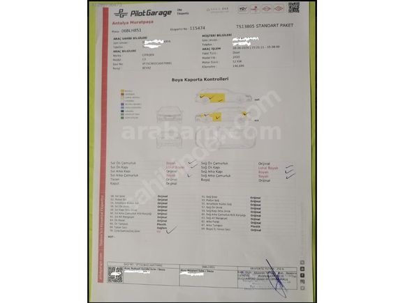 Citroen C3 1.4 HDi Exclusive CAM TAVAN