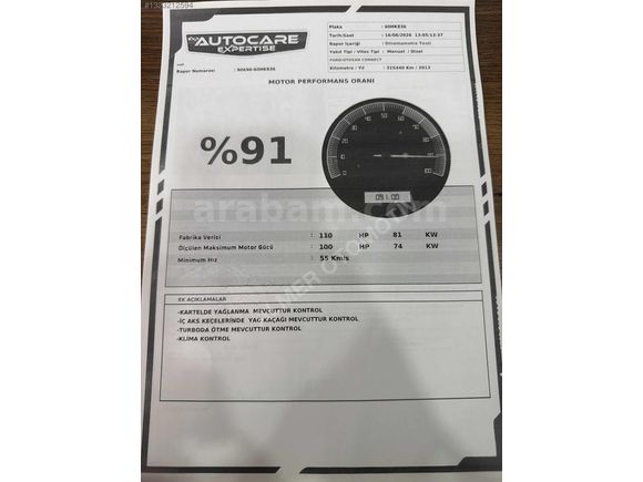 ALMER OTOMOTİVDEN HATASIZA YAKIN CONNECT 110 LUK