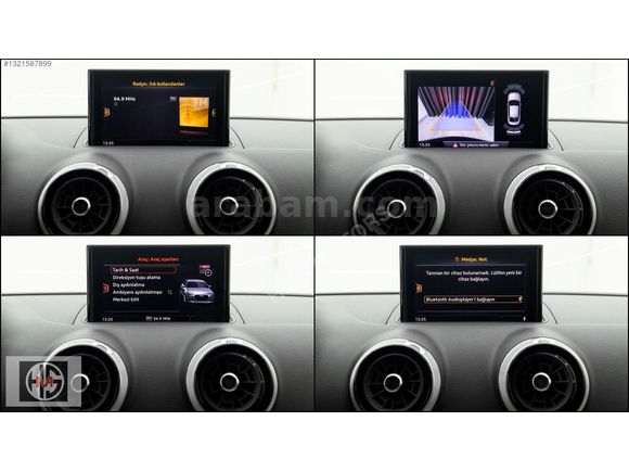 2019 AUDI A3 SEDAN CAM TAVAN
