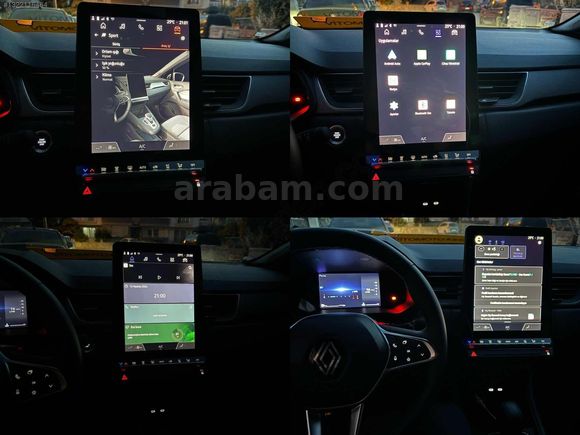 2025 ÇIKIŞLI CAPTUR 1.3 TCE + HYBRİT HATASIZ ÇİFT RENK 13.000 km