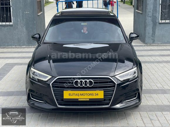 *ELİTAŞ OTOMOTİV*2019 AUDİ A3 35TFSİ DESİGN CAM TAVANLI*BAKIMLI*