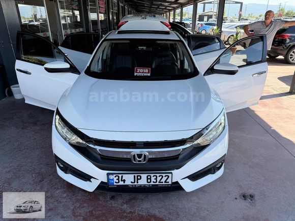 2018 HONDA CİVİC 1,6 İ-DTEC ECECUTİVE 120 HP DEĞİŞENSİZ