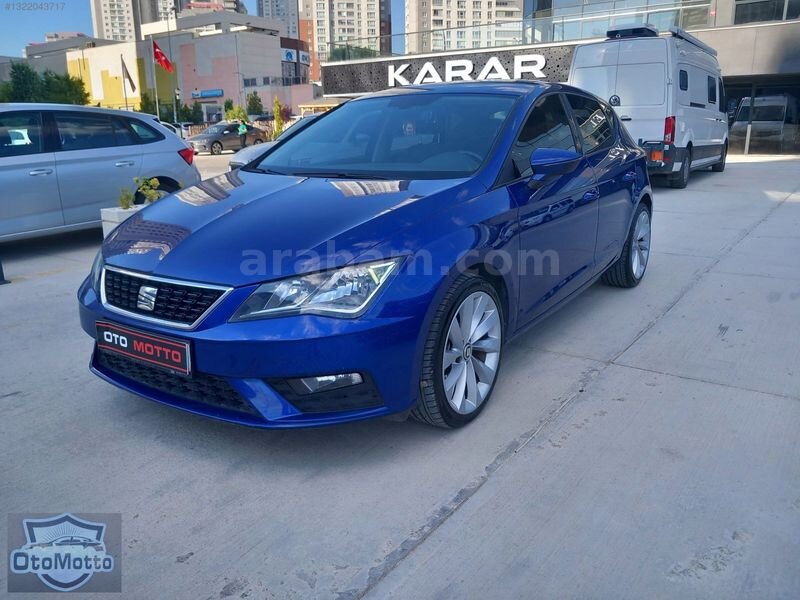 Galeriden Seat Leon 1.6 TDI Style 2017 Model Ankara 203.000 km Mavi