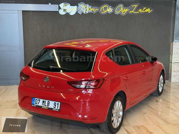 2016 SEAT LEON 1.6 TDİ DSG KIRMIZI LED FAR 2 PARÇA BOYALI