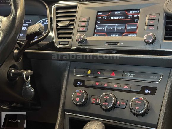 2016 SEAT LEON 1.6 TDİ DSG KIRMIZI LED FAR 2 PARÇA BOYALI