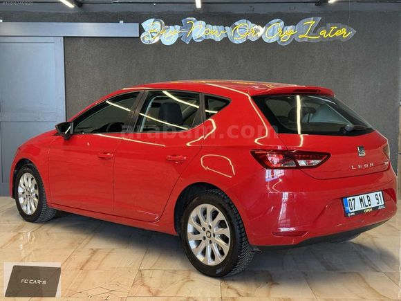 2016 SEAT LEON 1.6 TDİ DSG KIRMIZI LED FAR 2 PARÇA BOYALI