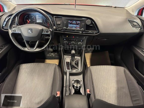 2016 SEAT LEON 1.6 TDİ DSG KIRMIZI LED FAR 2 PARÇA BOYALI