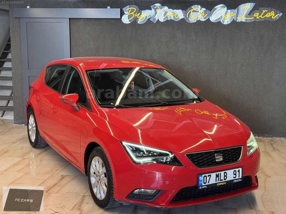 2016 SEAT LEON 1.6 TDİ DSG KIRMIZI LED FAR 2 PARÇA BOYALI