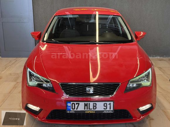 2016 SEAT LEON 1.6 TDİ DSG KIRMIZI LED FAR 2 PARÇA BOYALI
