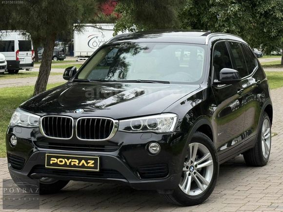 2016 MODEL BMW X3 EXCLUSİVE 111.000 KM ISITMA HAFIZA ELK.BAGAJ